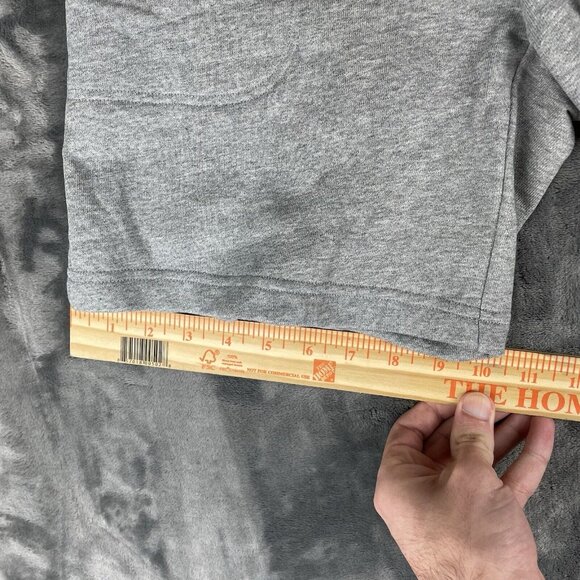 Herve by Herve Leger Boyfriend Terry Heather Grey Shorts Size Small - Picture 9 of 12